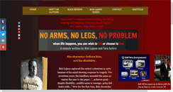 Desktop Screenshot of noarmsnolegsnoproblem.com